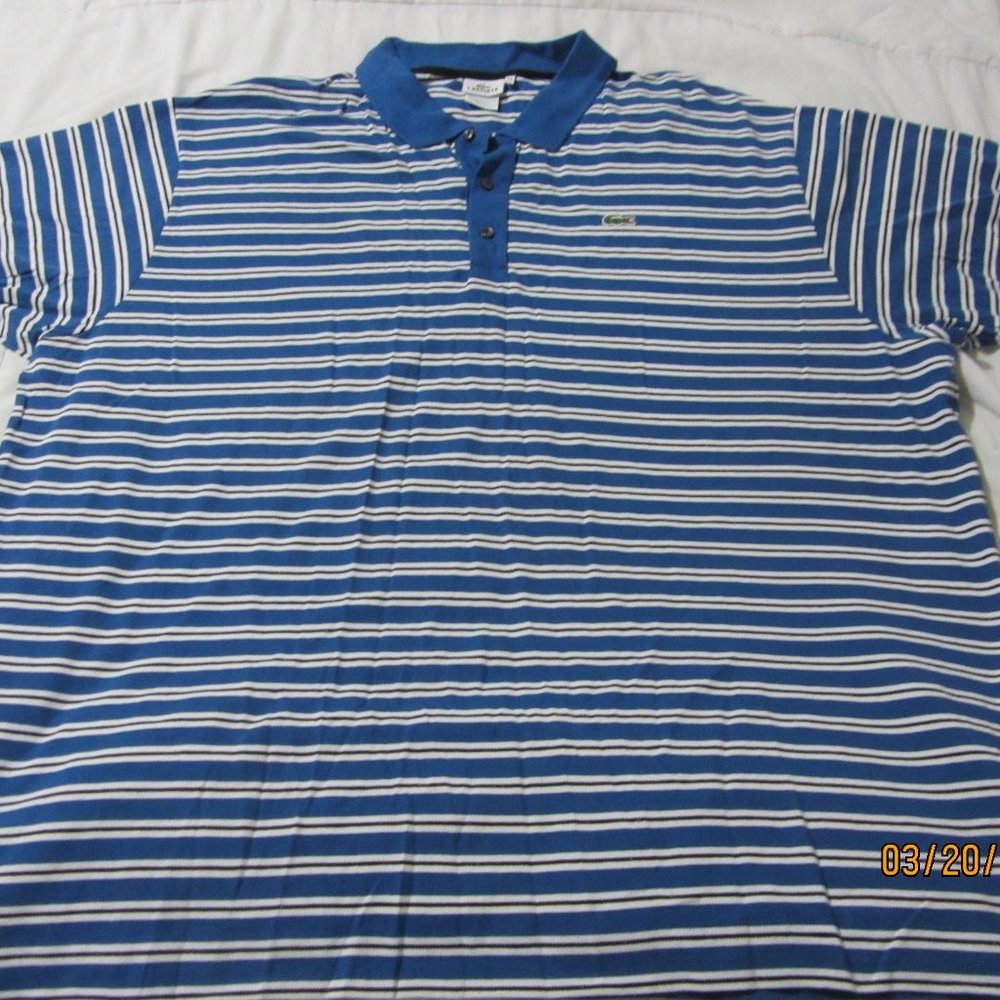 Lacoste Polo Shirt Short Sleeve Size 4XB 11R